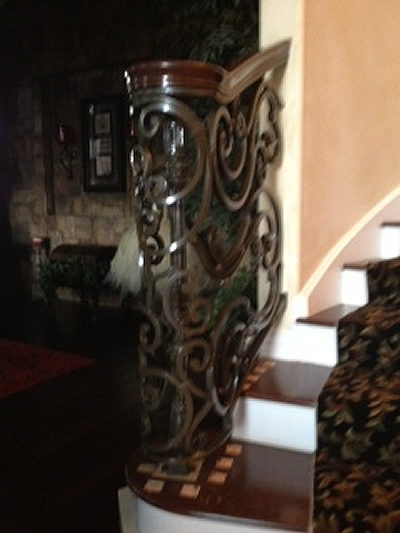 metal stair railings